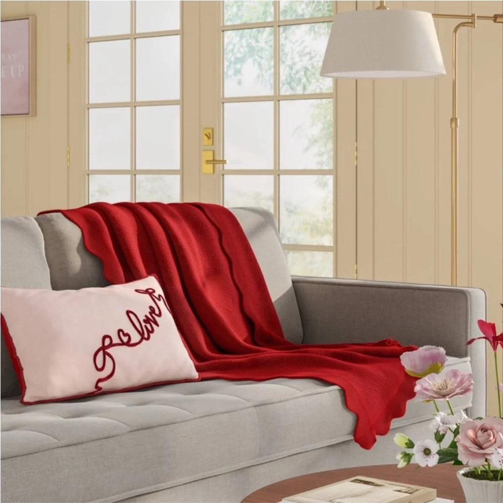 NEW Threshold Love Script Pillow